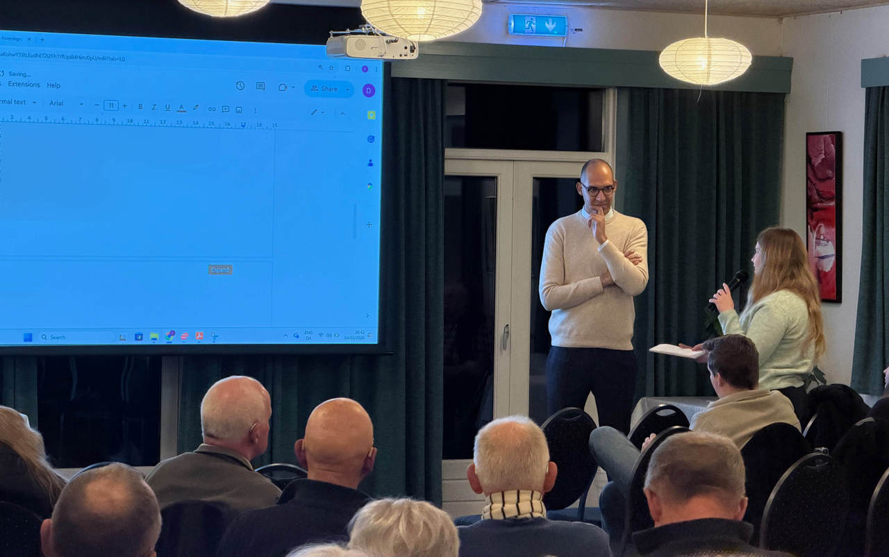 Beretning fra borgermødet i Ørum, 4. februar